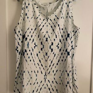 J. Jill navy tie dye tank